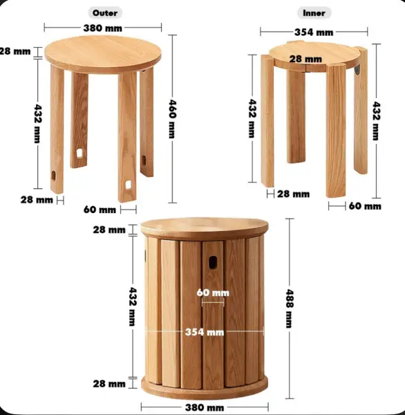 تربيزه متعدد الاستخدام  4*1